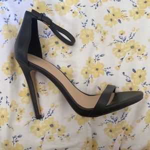 Aldo Black Strappy Heels